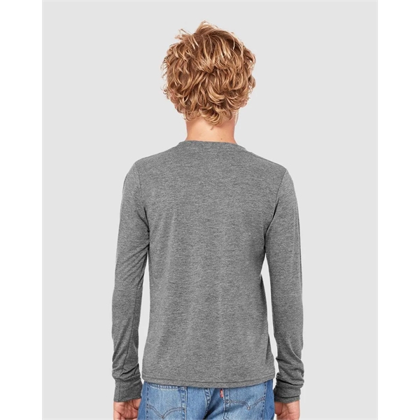BELLA + CANVAS Youth Triblend Long Sleeve Tee - BELLA + CANVAS Youth Triblend Long Sleeve Tee - Image 22 of 35