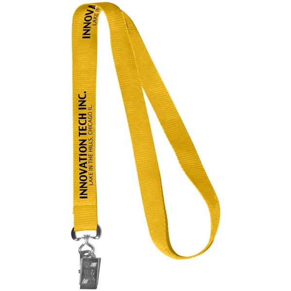 0.62" Polyester Silkscreen Lanyard - 0.62" Polyester Silkscreen Lanyard - Image 29 of 50