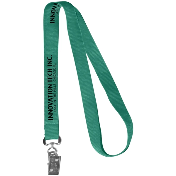 0.62" Polyester Silkscreen Lanyard - 0.62" Polyester Silkscreen Lanyard - Image 31 of 50