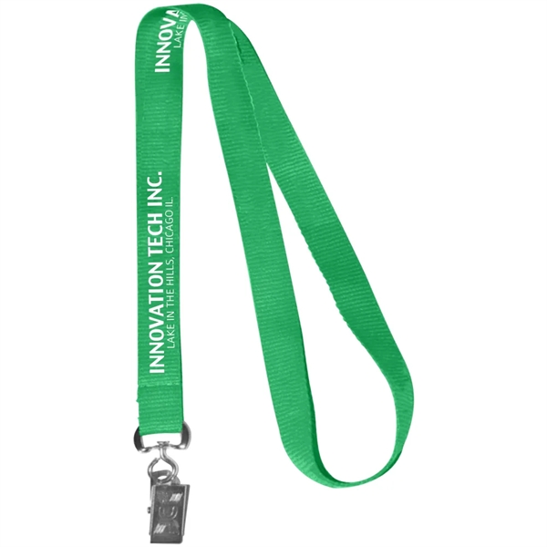 0.62" Polyester Silkscreen Lanyard - 0.62" Polyester Silkscreen Lanyard - Image 35 of 50