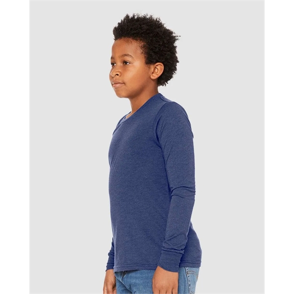 BELLA + CANVAS Youth Triblend Long Sleeve Tee - BELLA + CANVAS Youth Triblend Long Sleeve Tee - Image 29 of 35