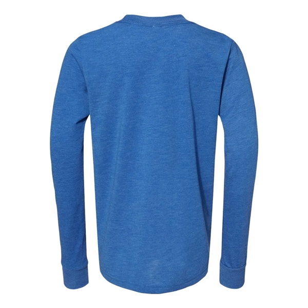 BELLA + CANVAS Youth Triblend Long Sleeve Tee - BELLA + CANVAS Youth Triblend Long Sleeve Tee - Image 30 of 35