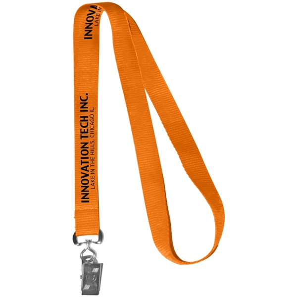 0.62" Polyester Silkscreen Lanyard - 0.62" Polyester Silkscreen Lanyard - Image 39 of 50