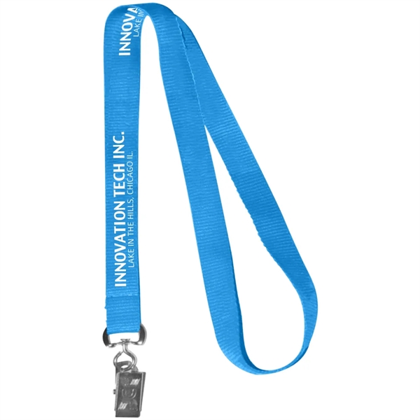 0.62" Polyester Silkscreen Lanyard - 0.62" Polyester Silkscreen Lanyard - Image 41 of 50