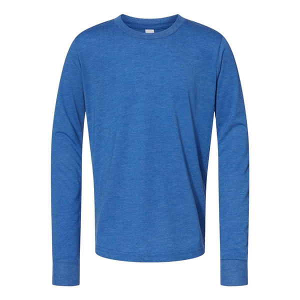 BELLA + CANVAS Youth Triblend Long Sleeve Tee - BELLA + CANVAS Youth Triblend Long Sleeve Tee - Image 32 of 35