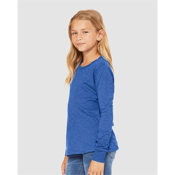 BELLA + CANVAS Youth Triblend Long Sleeve Tee - BELLA + CANVAS Youth Triblend Long Sleeve Tee - Image 35 of 35