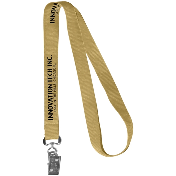 0.62" Polyester Silkscreen Lanyard - 0.62" Polyester Silkscreen Lanyard - Image 47 of 50