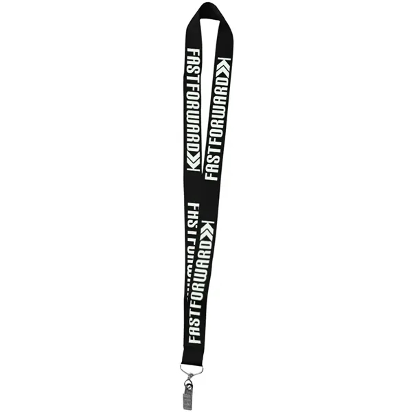 1" Polyester Silkscreen Lanyard - 1" Polyester Silkscreen Lanyard - Image 1 of 50
