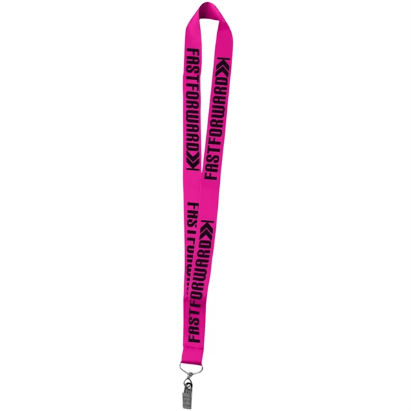 1" Polyester Silkscreen Lanyard - 1" Polyester Silkscreen Lanyard - Image 32 of 50