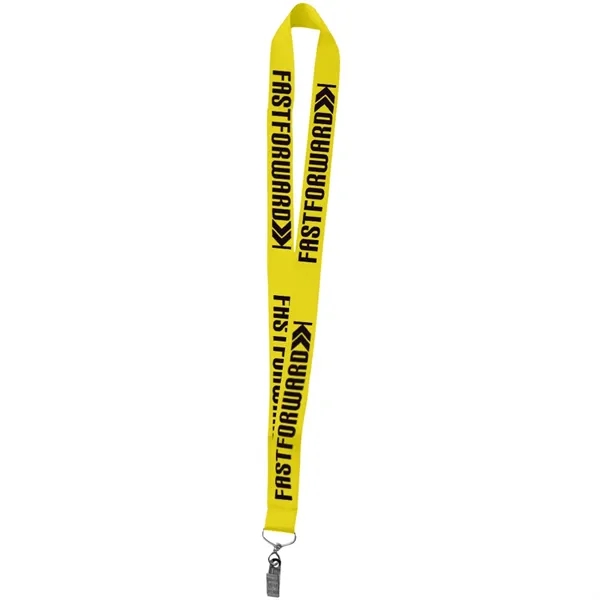 1" Polyester Silkscreen Lanyard - 1" Polyester Silkscreen Lanyard - Image 50 of 50