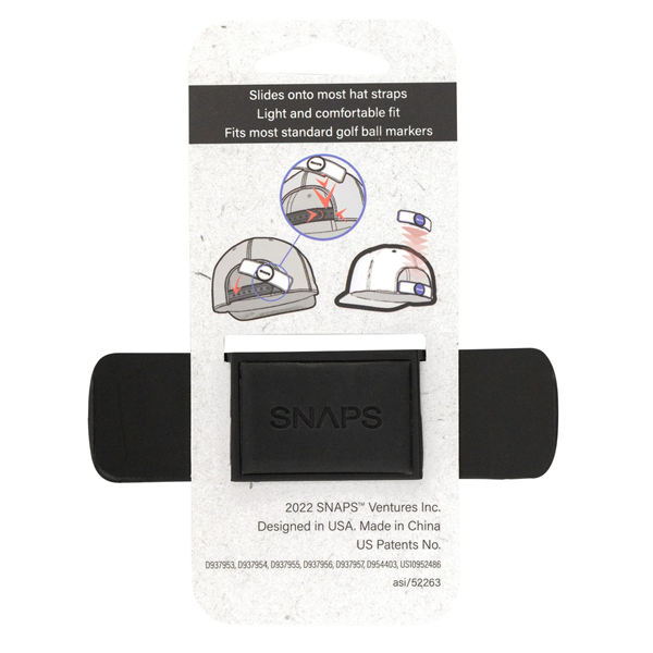 SNAPS Golf Hat Strap Clip w/ Ball Marker - SNAPS Golf Hat Strap Clip w/ Ball Marker - Image 13 of 18