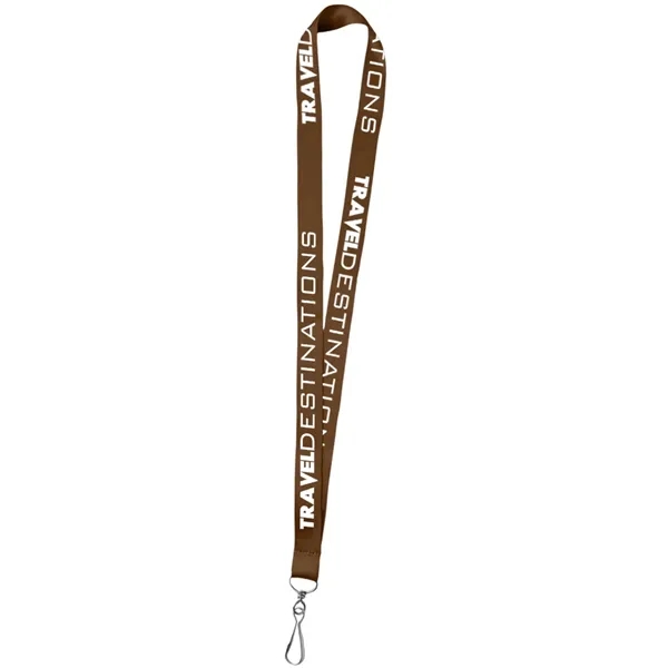 0.75" Polyester Silkscreen Lanyard - 0.75" Polyester Silkscreen Lanyard - Image 2 of 50