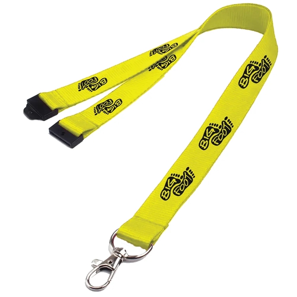 0.62" Polyester Lanyard with Safety Breakaway - 0.62" Polyester Lanyard with Safety Breakaway - Image 50 of 50