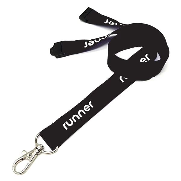 0.75" Polyester Lanyard with Safety Breakaway - 0.75" Polyester Lanyard with Safety Breakaway - Image 1 of 50