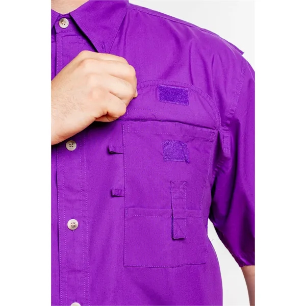 Men's Fishing Shirt Short Sleeves - Men's Fishing Shirt Short Sleeves - Image 4 of 47