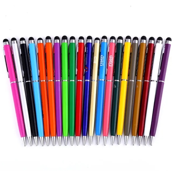 Metal 2 in 1 Stylus Pen - Metal 2 in 1 Stylus Pen - Image 0 of 4