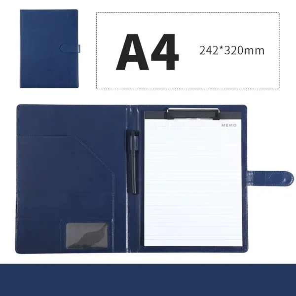 A4 Size Leather Folder - A4 Size Leather Folder - Image 3 of 6