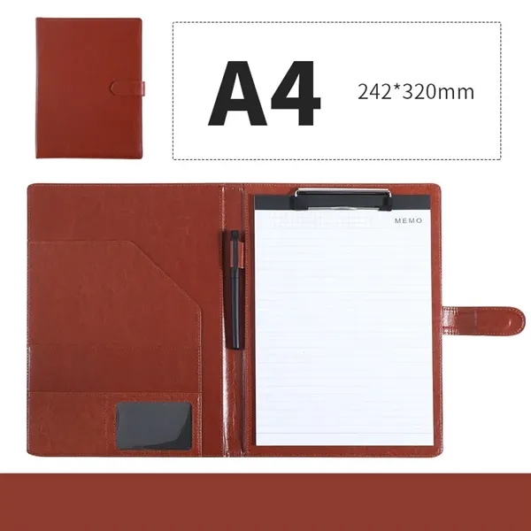 A4 Size Leather Folder - A4 Size Leather Folder - Image 5 of 6