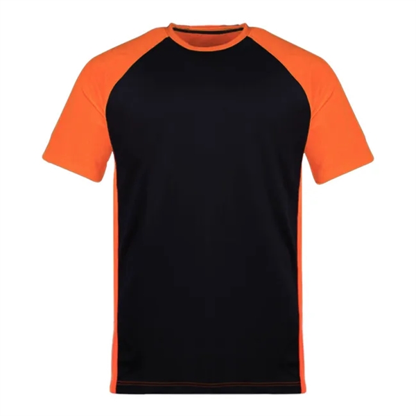 High Visibility TWO TONE POLYESTER TEE - High Visibility TWO TONE POLYESTER TEE - Image 6 of 6