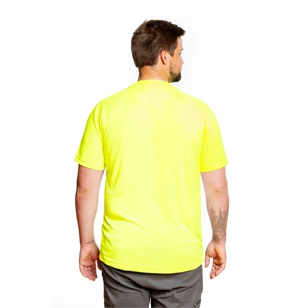 High Visibility TWO TONE POLYESTER TEE - High Visibility TWO TONE POLYESTER TEE - Image 1 of 6