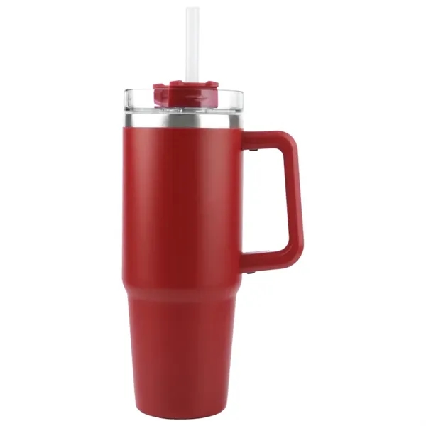 Dusky 30 oz. Vacuum Insulated Tumbler Mug w/ Handle - Dusky 30 oz. Vacuum Insulated Tumbler Mug w/ Handle - Image 5 of 6