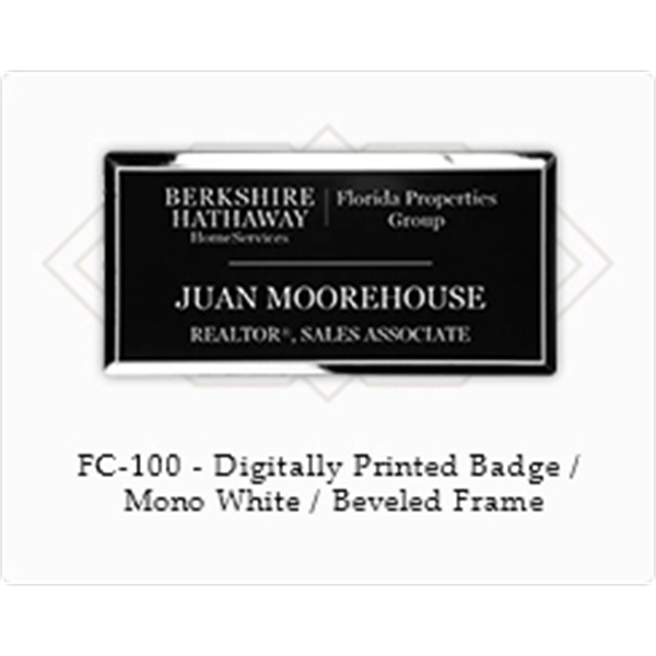 Full Color Digitally Printed Badge On Plastic - Full Color Digitally Printed Badge On Plastic - Image 7 of 27