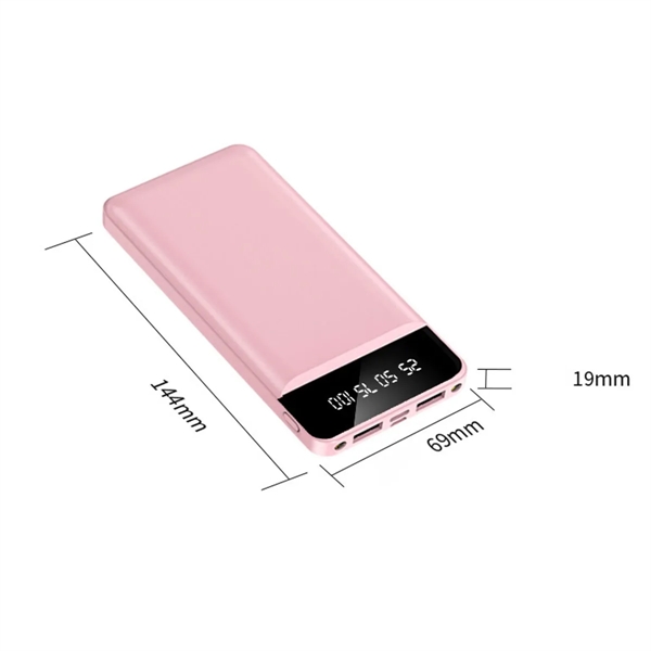 10000mAh Power Bank with LED Light - 10000mAh Power Bank with LED Light - Image 1 of 5