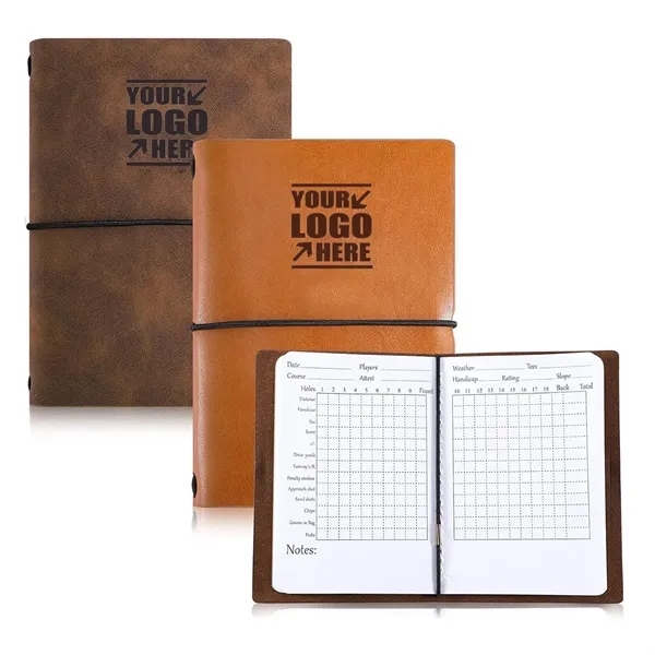 Leather Golf Scorecard Book - Leather Golf Scorecard Book - Image 0 of 3