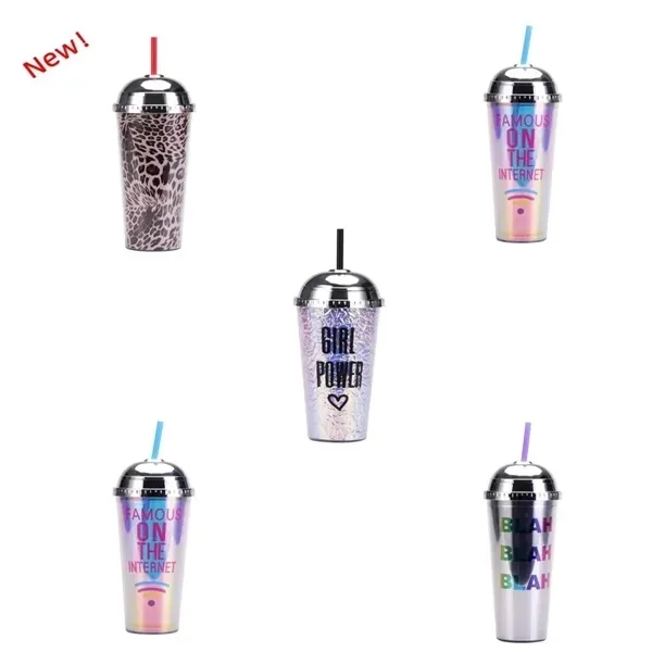 Glitter Plastic Tumbler - Glitter Plastic Tumbler - Image 3 of 3