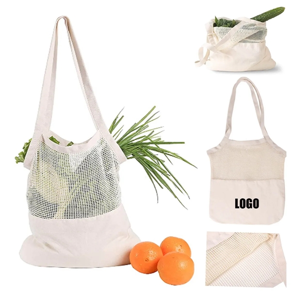 Mesh Shopping Tote Bag - Mesh Shopping Tote Bag - Image 0 of 2
