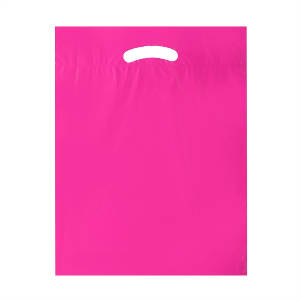 Die Cut Fold-Over Reinforced Plastic Bag - Flexo Ink - Die Cut Fold-Over Reinforced Plastic Bag - Flexo Ink - Image 1 of 25