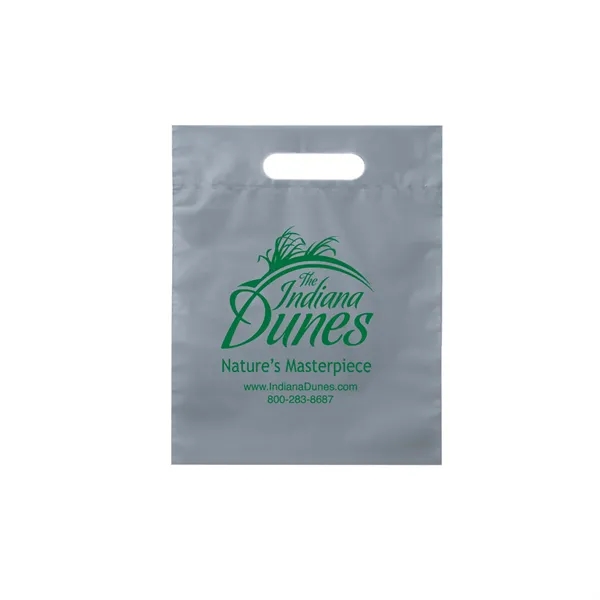 Die Cut Fold-Over Reinforced Plastic Bag - Flexo Ink - Die Cut Fold-Over Reinforced Plastic Bag - Flexo Ink - Image 10 of 25