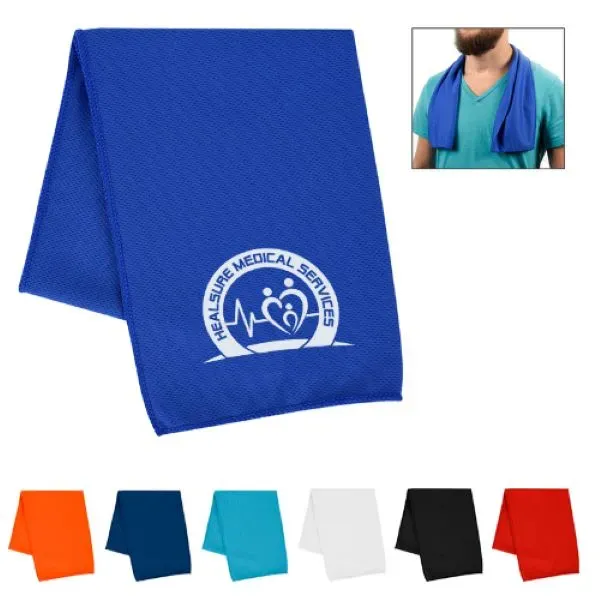 Recycled PET Cooling Sport Towel - Recycled PET Cooling Sport Towel - Image 0 of 8
