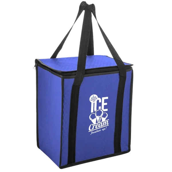 Insulated Tote With Square Zippered Top - Screen Print - Insulated Tote With Square Zippered Top - Screen Print - Image 3 of 7