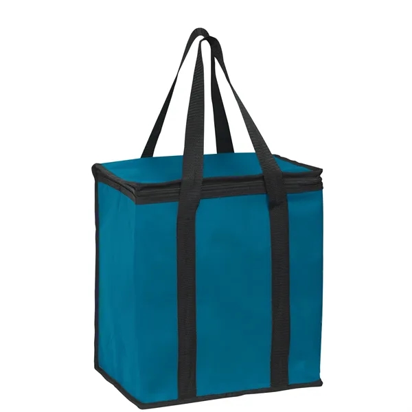 Insulated Tote With Square Zippered Top - Screen Print - Insulated Tote With Square Zippered Top - Screen Print - Image 5 of 7