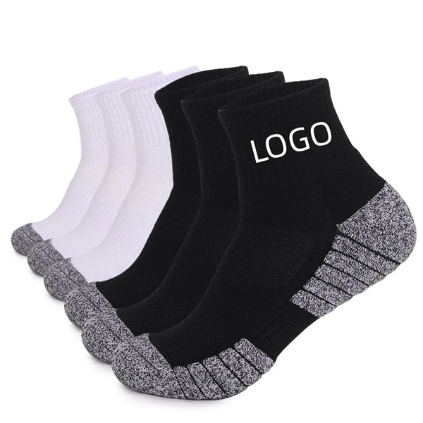 Cushioned Athletic Ankle No Show  Socks - Cushioned Athletic Ankle No Show  Socks - Image 0 of 4