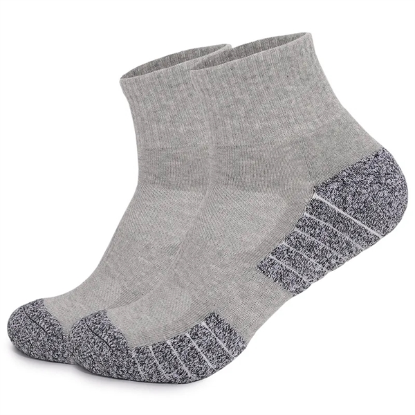 Cushioned Athletic Ankle No Show  Socks - Cushioned Athletic Ankle No Show  Socks - Image 2 of 4