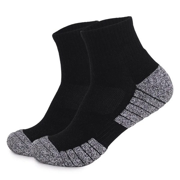 Cushioned Athletic Ankle No Show  Socks - Cushioned Athletic Ankle No Show  Socks - Image 3 of 4