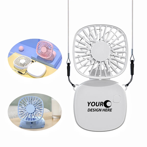 Folding USB Pocket Fan - Folding USB Pocket Fan - Image 0 of 1