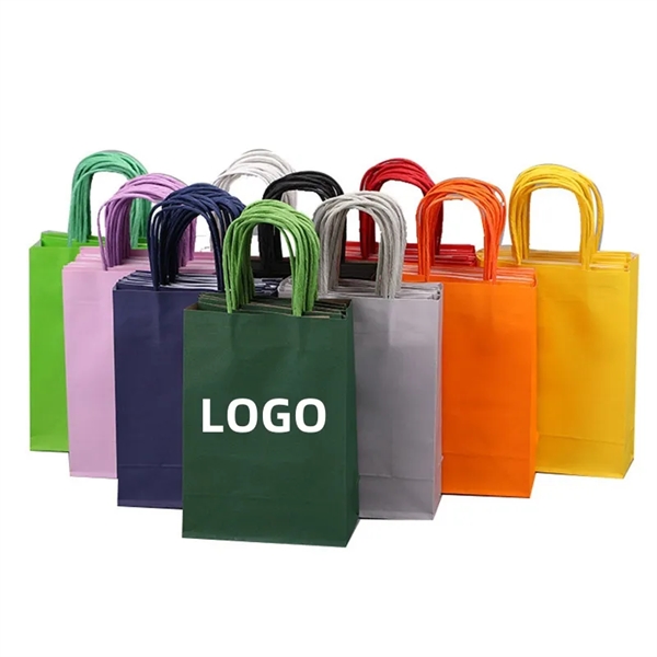Recyclable Kraft Paper Shopping Bag - Recyclable Kraft Paper Shopping Bag - Image 0 of 9
