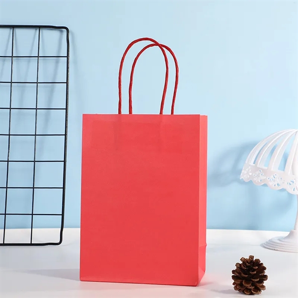 Recyclable Kraft Paper Shopping Bag - Recyclable Kraft Paper Shopping Bag - Image 3 of 9
