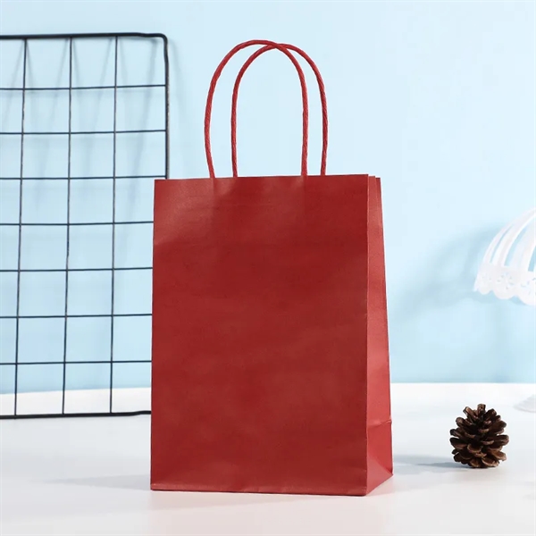 Recyclable Kraft Paper Shopping Bag - Recyclable Kraft Paper Shopping Bag - Image 5 of 9