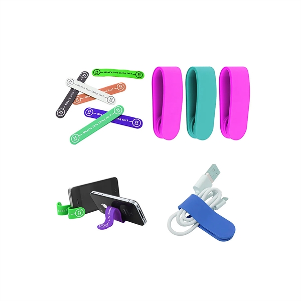 Magnetic Silicone Cord Clip - Magnetic Silicone Cord Clip - Image 2 of 3