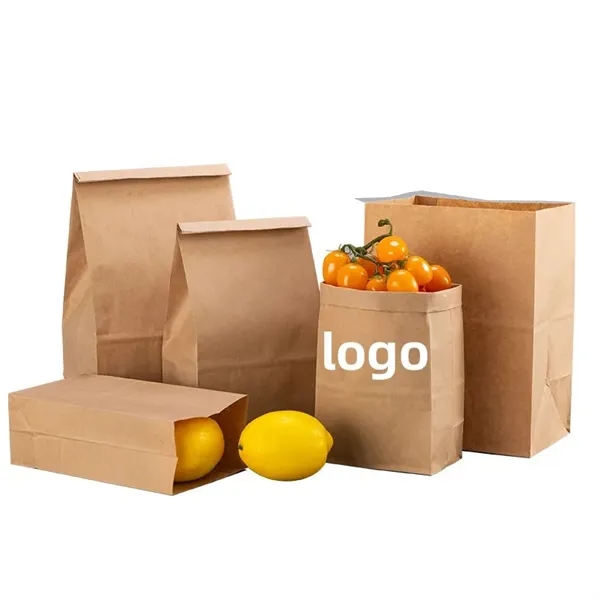 Disposable Brown Kraft Paper Bags - Disposable Brown Kraft Paper Bags - Image 0 of 5