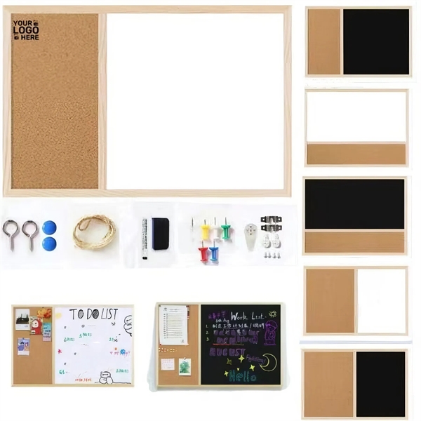 Wall Mounted Magnetic Cork Message Memo Board - Wall Mounted Magnetic Cork Message Memo Board - Image 0 of 1