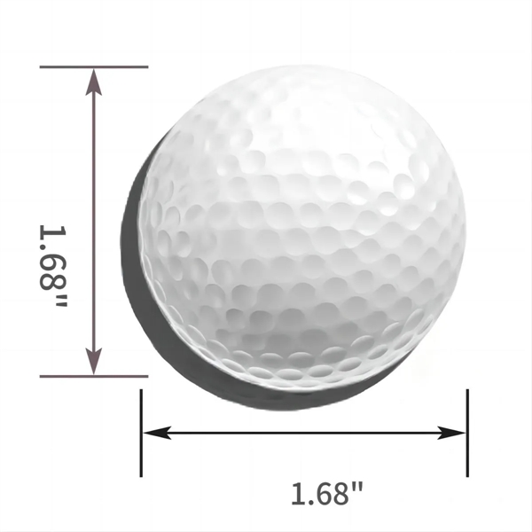 Premium Polypropylene Golf Ball Standard Size - Premium Polypropylene Golf Ball Standard Size - Image 1 of 3