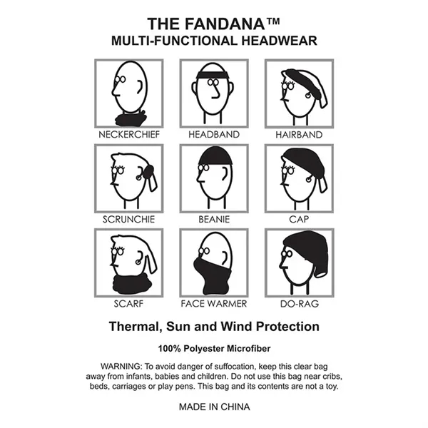 THE FANDANA™ Full-Size Multi-Functional Gaiter & Headwear - THE FANDANA™ Full-Size Multi-Functional Gaiter & Headwear - Image 35 of 36