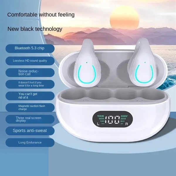 OWS  Wireless Earbuds Bluetooth 5.3 Headphones For Office - OWS  Wireless Earbuds Bluetooth 5.3 Headphones For Office - Image 2 of 8