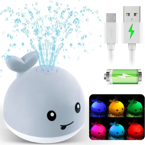 Light Up Whale Bath Toys - Light Up Whale Bath Toys - Image 0 of 1