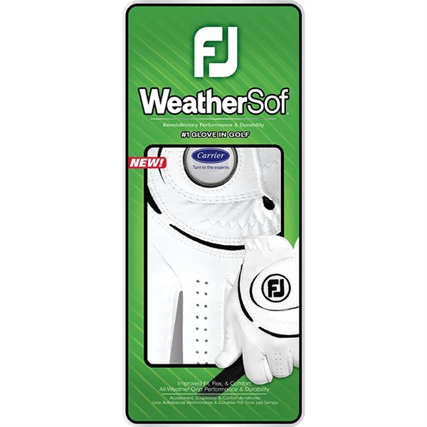 FootJoy WeatherSof Q-Mark Glove w/ Epoxy Dome Ball Marker - FootJoy WeatherSof Q-Mark Glove w/ Epoxy Dome Ball Marker - Image 1 of 1